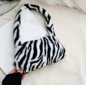 Zebra print tas