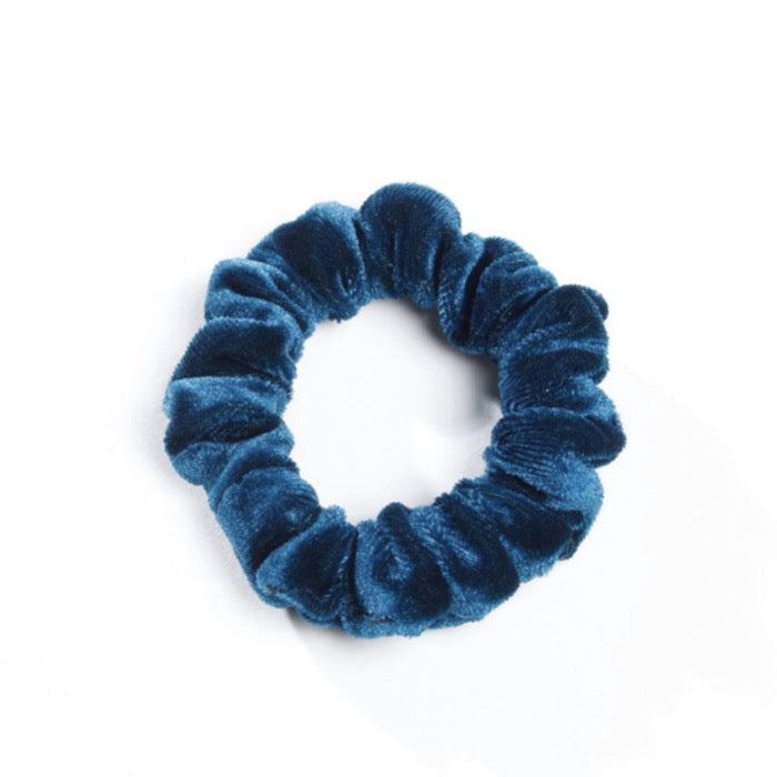 Velvet Scrunchie - Blauw