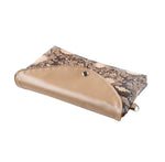 Slangen Print Tas - Beige