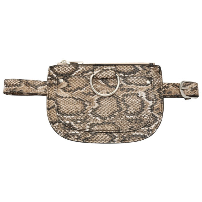 Slangen Riem Tas - Beige