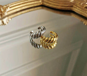 Croissant Ring - Zilver