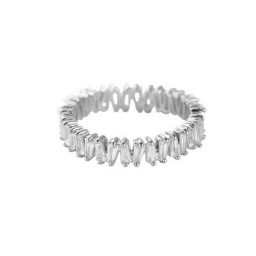 Kristallen Ring - Zilver