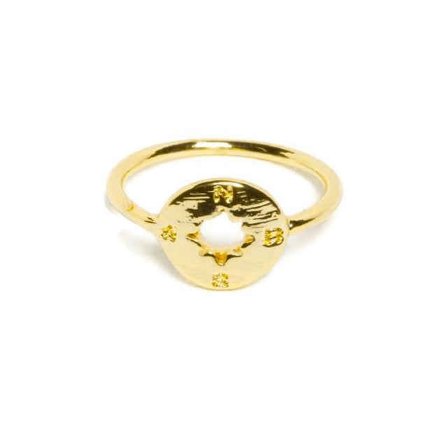 Kompas Ring - Goud